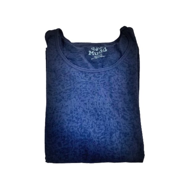 Mudd Navy Blue (Juniors) Sheer L/S Top Medium - Picture 7 of 8